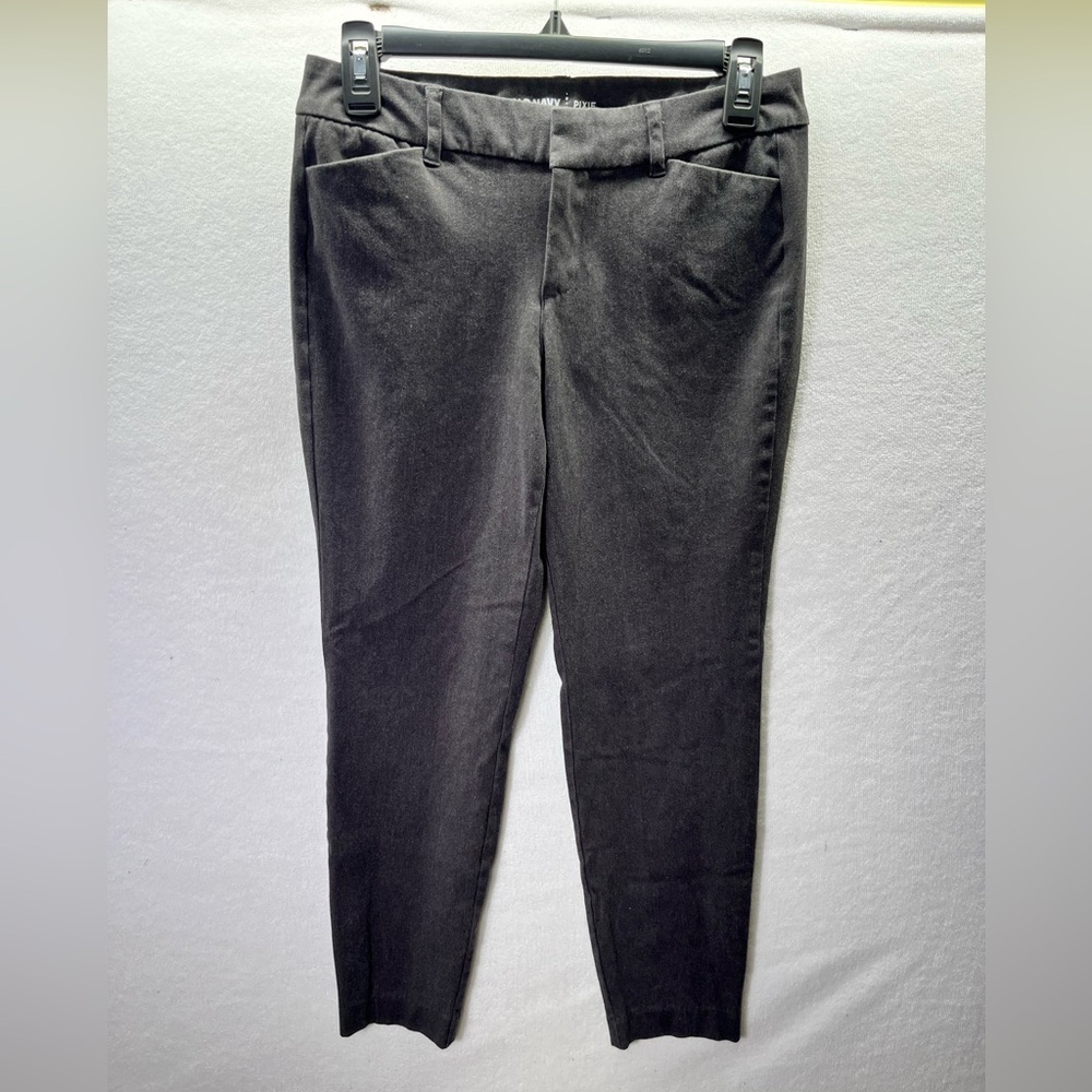 Old‎ Navy Pixie Mid Rise Dress Pants Womens 4 Casual Stretch Comfy office 2429